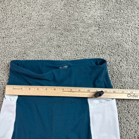 Avia Leggings Womes Small Blue White Pullon Ankle Crop Yoga Ladies 24x24 - Picture 8 of 14